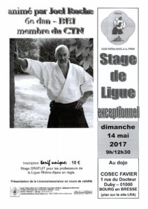 Stage de Ligue, animé par Joël Roche @ COSEC Favier | Bourg-en-Bresse | Auvergne-Rhône-Alpes | France