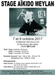 Stage privé Meylan Ph. Gouttard Shihan @ Gymnase des Buclos | Meylan | Auvergne-Rhône-Alpes | France
